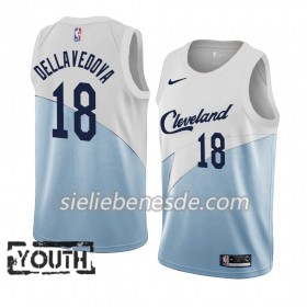 Kinder NBA Cleveland Cavaliers Trikot Matthew Dellavedova 18 2018-19 Nike Blau Weiß Swingman